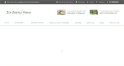 Desktop Screenshot of ecoessencehomes.com.au