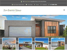 Tablet Screenshot of ecoessencehomes.com.au